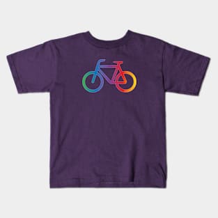 Rainbow Bike Kids T-Shirt